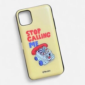 "Stop Calling Me" iPhone case
